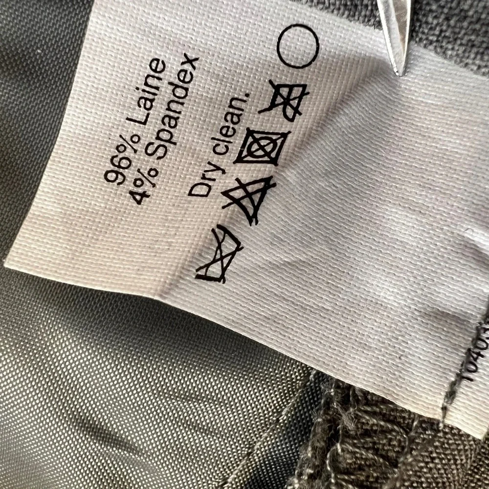 J Crew Tollegno 1900 Wool Ankle  Pleated Dress Pants 8T Quiet Luxury Officecore‎